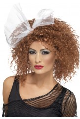 80s Wild Child Wig Brown