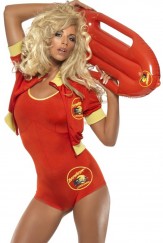 Ladies Baywatch Lifeguard Costume