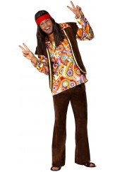 Psychedelic 1960s Hippie Costume