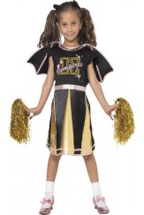Girls Cheerleader Bat Halloween Costume