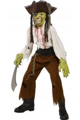 Boys Cut Throat Pirate Halloween Costume