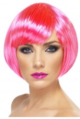 Babe Wig Neon Pink