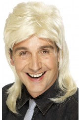 80s Mullet Wig Blonde