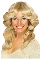 70s Flick Wig Blonde