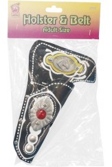 Cowboy Holster Black With Belt