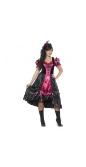 Plus Size Curves Sassy Saloon Costume