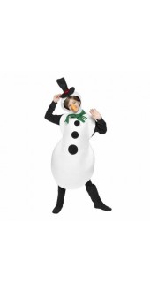Smiffy's Child Snowman Costume - Size Medium (age 7-9 years)