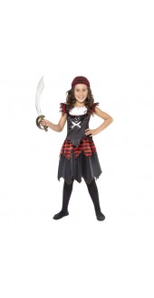 Pirate Skull And Crossbones Girl Costume