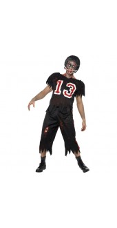 High School Horror Zombie American Footballer Costume