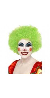 Crazy Clown Wig, Green