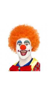 Crazy Clown Wig, Orange
