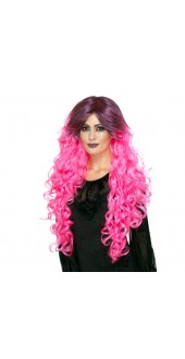 Pink Gothic Glamour Wig
