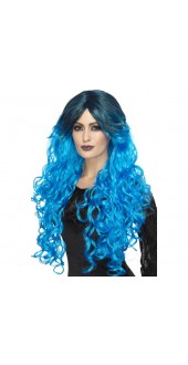 Blue Gothic Glamour Wig