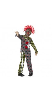 Deluxe Child's Twisted Clown Costume