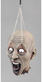 Hanging Dead Head With Chain Prop