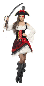 Glamorous Pirate Lady Costume