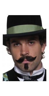 Authentic Western Gambler moustache 