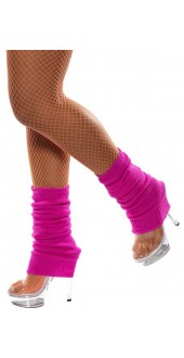 Ladies Hot Pink Legwarmers
