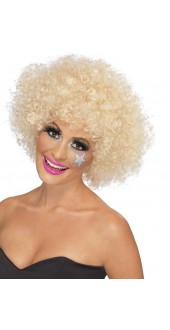70s Funky Afro Wig Blonde