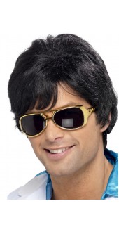 70s Shag Wig Black
