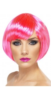 Babe Wig Neon Pink