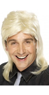 80s Mullet Wig Blonde