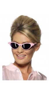 50's Pink Rock And Roll Glasses