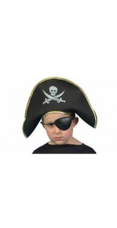 Hat Childs Pirate Captain Hat Smiffys