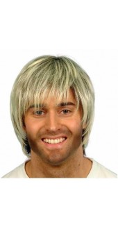 Boy Band Wig Blonde And Brown Fancy Dress Smiffys