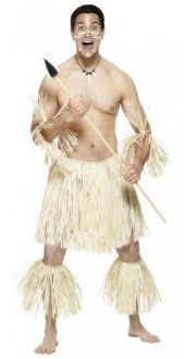 Men's Zulu Warrior Costume