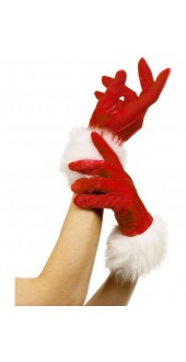 Short Santa Gloves