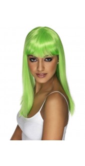 Neon Green Glamourama Wig
