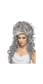 Grey Medeia Witch Wig