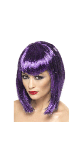 Purple Vamp Wig