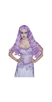 Purple Gothic Manor Bride Wig