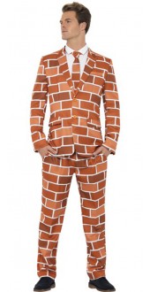 Mens Off The Wall Fancy Dress Stand Out Suit
