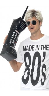 80s Inflatable Retro Fancy Dress Mobile Phone
