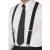 Black 1920s Elasticated Braces