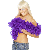 Deluxe Purple Feather Boa