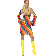 Rainbow Hippie Costume