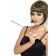 Gold Extendable Cigarette Holder