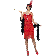 Red Shimmy Flapper Costume