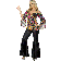 Flares And Top Hippy Costume