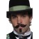 Authentic Western Gambler moustache 