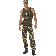 Men's Army Khaki Costume