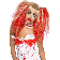 Blood Drip Wig