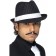 Deluxe Pinstripe Gangster Trilby Hat