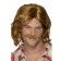 70s Super Trouper Wig & Moustache Brown