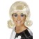 60s Flick Up Wig Blonde