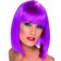 Neon Purple Glam Wig